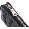 Чоловічий гаманець-клатч з натуральної шкіри крокодила чорного кольору CROCODILE LEATHER (024-18012) - 6