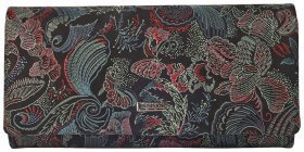 Гарний гаманець на магніті з квітковим візерунком для жінок Desisan 107708 різнокольоровий