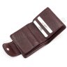 Маленький кожаный кошелек на кнопке KARYA (1052-243) - 4