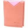 Світло-пудровий жіночий гаманець зі шкірозамінника маленького розміру MD Leather (21519) - 1