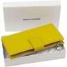 Жовтий жіночий купюрник вертикального формату з натуральної шкіри Marco Coverna 68608 - 8