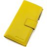 Жовтий жіночий купюрник вертикального формату з натуральної шкіри Marco Coverna 68608 - 3