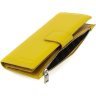 Жовтий жіночий купюрник вертикального формату з натуральної шкіри Marco Coverna 68608 - 5