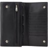 Місткий дорожній гаманець із натуральної шкіри чорного кольору Visconti 68808 - 14