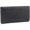 Місткий дорожній гаманець із натуральної шкіри чорного кольору Visconti 68808 - 1