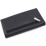 Вместительный дорожный кошелек из натуральной кожи черного цвета Visconti 68808 - 4