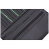 Вместительный дорожный кошелек из натуральной кожи черного цвета Visconti 68808 - 7
