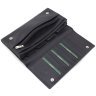 Місткий дорожній гаманець із натуральної шкіри чорного кольору Visconti 68808 - 8
