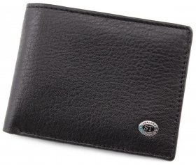 Чоловік компактний гаманець з фіксацією на магніт ST Leather (16764)