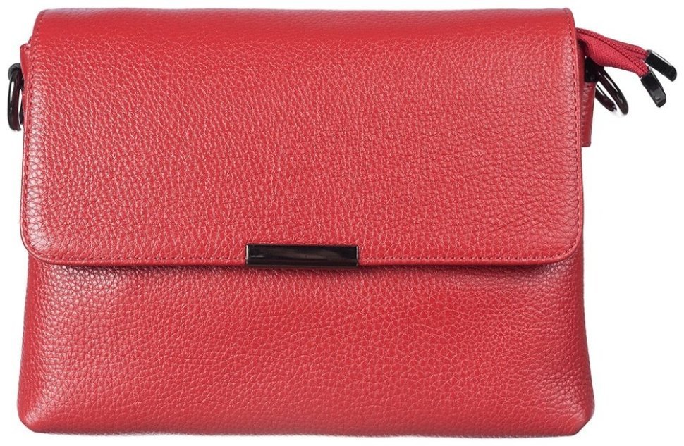 Компактная женская сумка-кроссбоди из натуральной кожи флотар красного цвета Desisan 80509 фото №1 Компактная женская сумка-кроссбоди из натуральной кожи флотар красного цвета Desisan 80509 modnotak фото №1