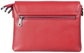Компактная женская сумка-кроссбоди из натуральной кожи флотар красного цвета Desisan 80509