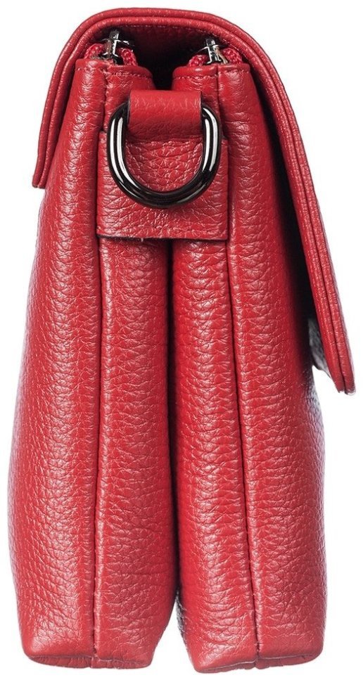 Компактная женская сумка-кроссбоди из натуральной кожи флотар красного цвета Desisan 80509 фото №3 Компактная женская сумка-кроссбоди из натуральной кожи флотар красного цвета Desisan 80509 modnotak фото №3