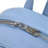 Шкіряний жіночий рюкзак блакитного кольору Shvigel (16303) - 6