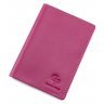 Яскрава обкладинка для паспорта рожевого кольору Grande Pelle (13200) - 1