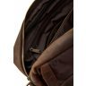 Чоловіча повсякденна сумка-портфель коричневого кольору із вінтажної шкіри TARWA (19759) - 3