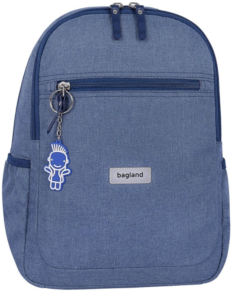 Дитячий рюкзак для хлопчиків із текстилю в синьому кольорі Bagland (53009)