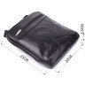 Мужская сумка планшет из гладкой итальянской кожи черного цвета Tony Perotti 103309 modnotak фото - 3