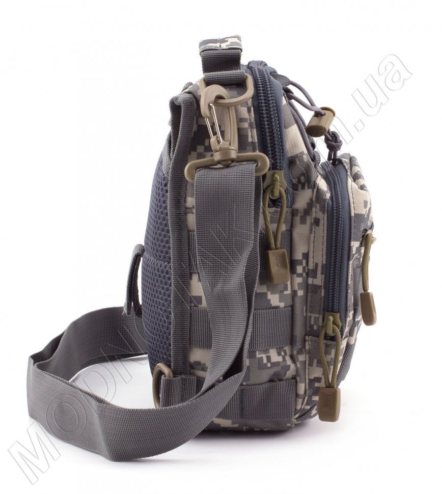 Міцна тактична сумка з текстилю - MILITARY STYLE (Army-2 Grey)