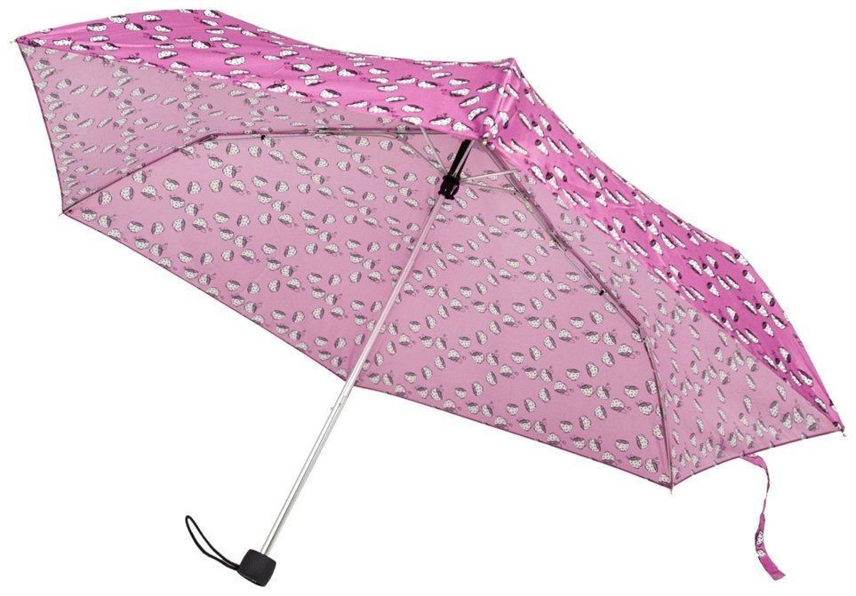 Зонт женский Fulton L553-040980 Superslim-2 Tea Lover (Круглый купол, розовый с принтом чашечек чая) 94209 modnotak фото №3
