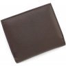 Женский компактный кошелек коричневого цвета - ST Leather Collection (17566) - 3