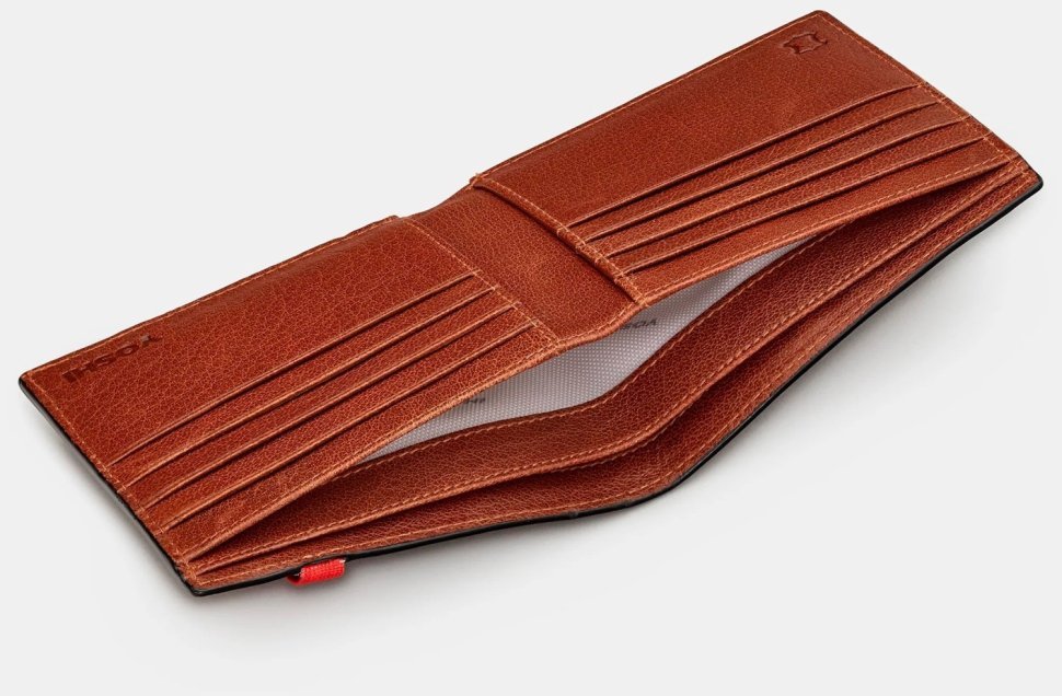 Портмоне мужское кожаное коричневое с застежкой резинка Yoshi Elastic 94409 фото №3 Портмоне мужское кожаное коричневое с застежкой резинка Yoshi Elastic 94409 modnotak фото №3