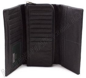 Большой мужской купюрник на магнитах MD Leather (18423)