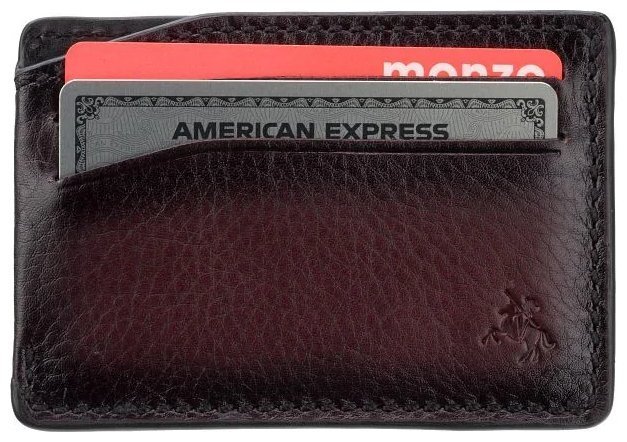 Кожаный картхолдер на 4 отделения Visconti MT86 94909 бордового цвета фото №3 Кожаный картхолдер на 4 отделения Visconti MT86 94909 бордового цвета modnotak фото №3