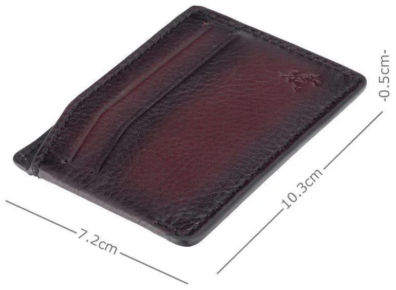 Кожаный картхолдер на 4 отделения Visconti MT86 94909 бордового цвета фото №4 Кожаный картхолдер на 4 отделения Visconti MT86 94909 бордового цвета modnotak фото №4