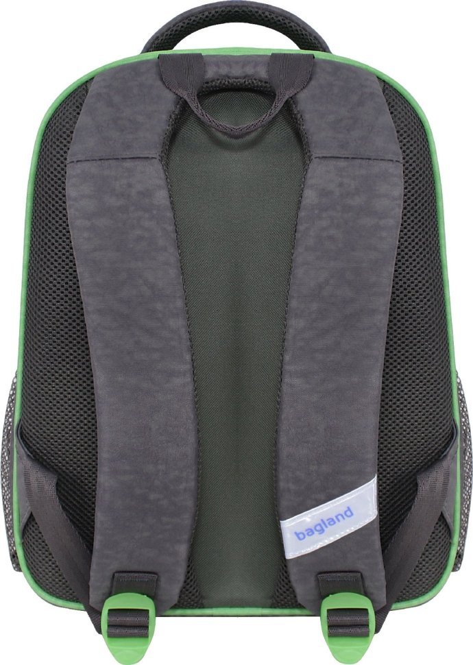 Стильный школьный рюкзак для мальчиков цвета хаки с принтом Bagland (55509)