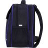 Шкільний рюкзак із чорного текстилю з принтом кита Bagland (55609) - 2
