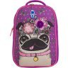 Фіолетовий дитячий рюкзак для дівчаток з текстилю з мопсом Bagland (55709) - 1