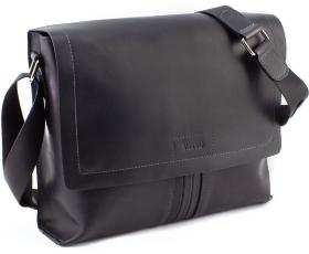 Місткий чоловічий месенджер з матової шкіри з клапаном VATTO (11651)