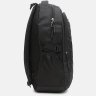 Черный однотонный мужской рюкзак из текстиля Monsen (19424) - 4