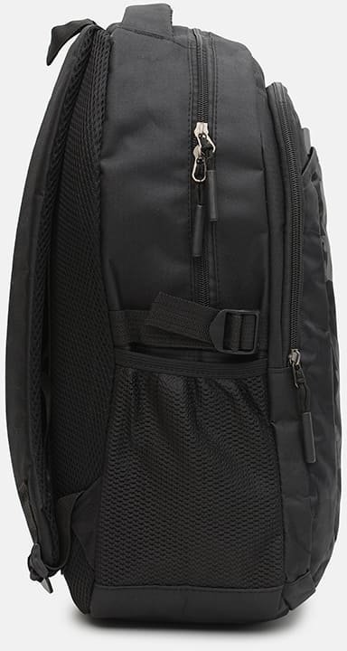Черный однотонный мужской рюкзак из текстиля Monsen (19424)