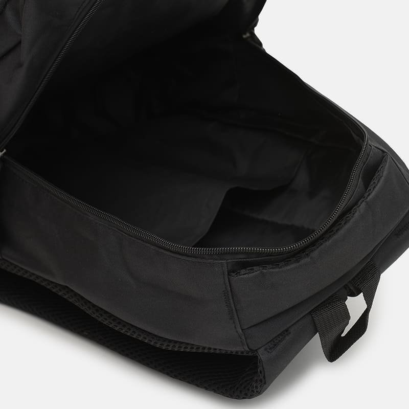 Черный однотонный мужской рюкзак из текстиля Monsen (19424)