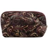 Косметичка из натуральной кожи для женщин с узором цветов Desisan 106809 разноцветная modnotak фото - 4