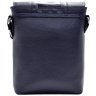 Мужская сумка синего цвета из натуральной кожи флотар DESISAN 107909 modnotak фото - 2
