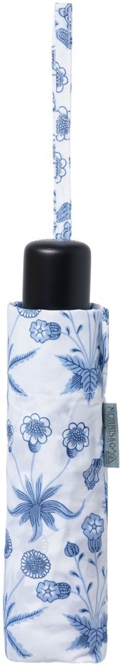 Женский зонт Fulton L907-041826 Morris & Co Minilite-2 UV Daisy Blue Ivory (механика, складной, UPF 50+, синего цвета с узором цветов) 108009 фото №3 Женский зонт Fulton L907-041826 Morris & Co Minilite-2 UV Daisy Blue Ivory (механика, складной, UPF 50+, синего цвета с узором цветов) 108009 modnotak фото №3