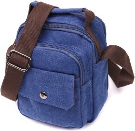 Небольшая мужская сумка-барсетка из плотного текстиля с ручкой Vintage 2422221