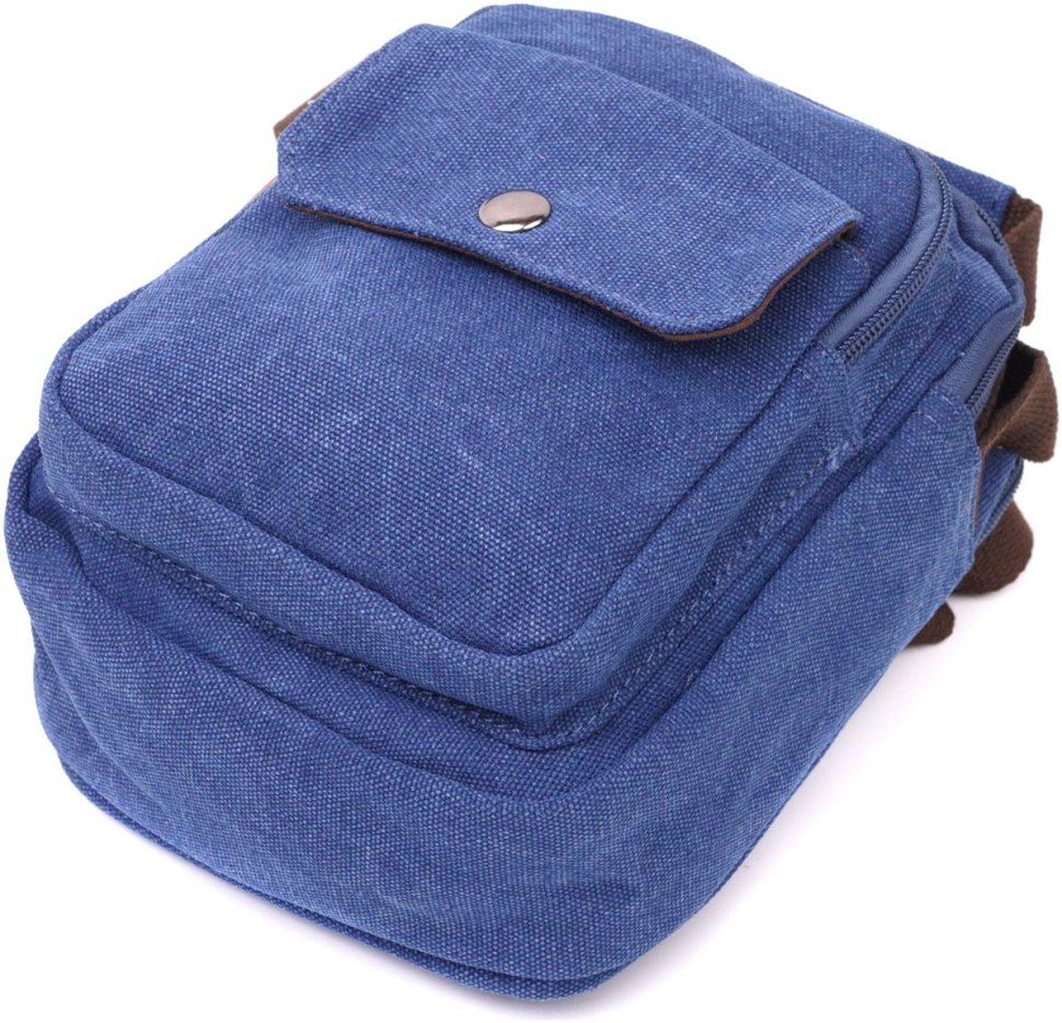 Невелика чоловіча сумка-барсетка із щільного текстилю з ручкою Vintage 2422221