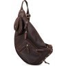 Шкіряне чоловіче вінтажна сумка через плече в коричневому кольорі Vintage (20373) - 1