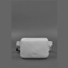 Шкіряна жіноча поясна сумка сірого кольору BlankNote Dropbag Mini 78609 - 1