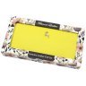 Жовтий місткий жіночий гаманець із фактурної шкіри горизонтального типу Ashwood 69609 - 8