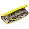 Жовтий місткий жіночий гаманець із фактурної шкіри горизонтального типу Ashwood 69609 - 6