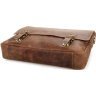 Чоловічий портфель зі винтажной шкіри коричневого кольору VINTAGE STYLE (14541) - 6