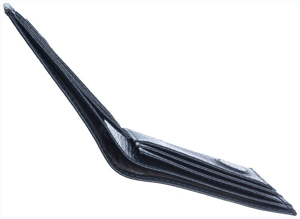 Мужское портмоне из натуральной кожи флотар Desisan 81610 синего цвета modnotak фото №4