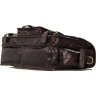 Мужской деловой портфель темно-коричневого цвета из натуральной кожи VINTAGE STYLE (14238) - 8
