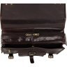 Мужской деловой портфель темно-коричневого цвета из натуральной кожи VINTAGE STYLE (14238) - 9