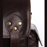 Мужской деловой портфель темно-коричневого цвета из натуральной кожи VINTAGE STYLE (14238) - 10