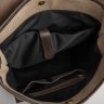 Рюкзак для ноутбука из сочетания текстиля и кожи светло-коричневого цвета TARWA (19926) - 5